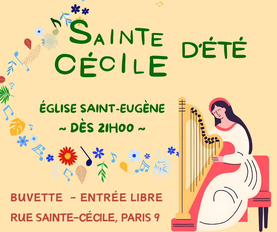 Lire la suite à propos de l’article La Sainte-Cécile d’été : venez chanter !