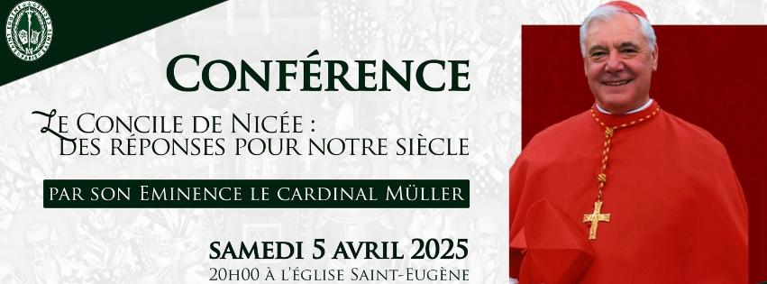 You are currently viewing Visite et conférence du cardinal Gerhard Müller